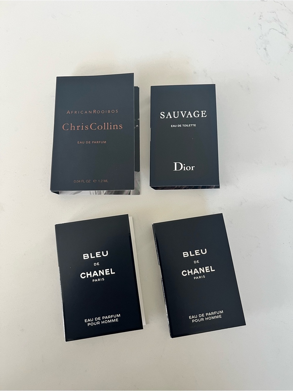 CHANEL Bleu de Chanel Black Sample Carded Boxes